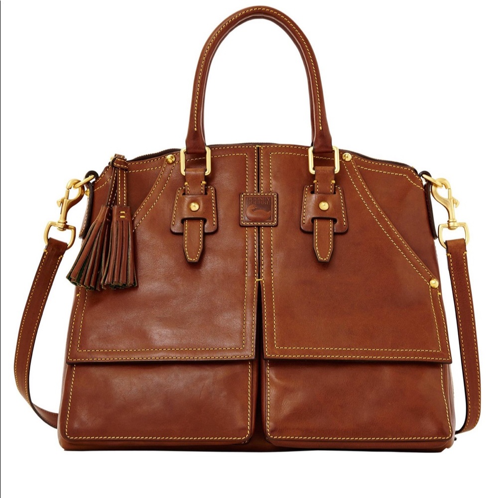 D&B Florentine Leather Clayton Satchell